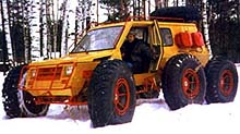 Фото к статье о вездеходах на шинах низкого давления