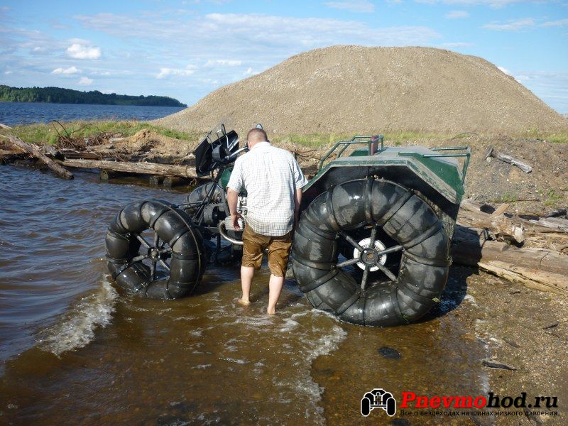 Вездеход с двигателем Днепр