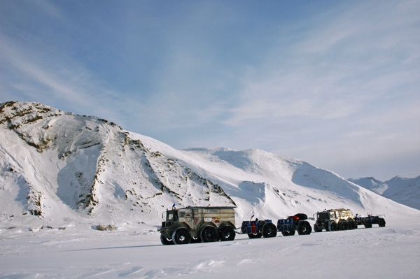 Морская Ледовая Автомобильная Экспедиция - 2012 на вездеходах-амфибиях