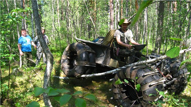 Самодельный болотоход