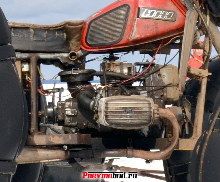 Самодельный вездеход с двигателем Днепр